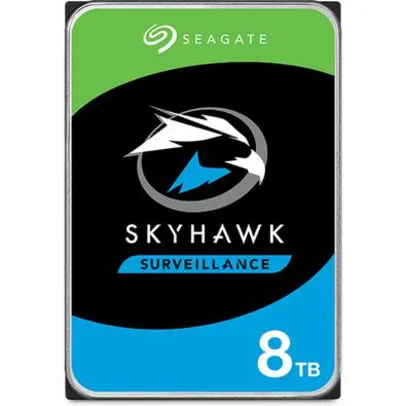 HD Seagate Skyhawk Surveillance 8TB, Sata 6, 5900 RPM, 256MB 3.5", St8000ve000