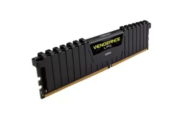 Memória Corsair Vengeance LPX 32GB 3000Mhz, DDR4, C16, Preto - CMK32GX4M1D3000C16