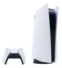 Sony PlayStation 5 825GB mídia física  Standard cor  branco e preto