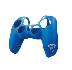 Capa Protetora Trust para Controle PS5, Silicone Lavável, Azul - 24171