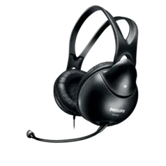 Headset Philips over-ear com microfone regulável SHM1900/00