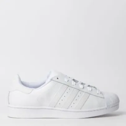 Tênis Adidas Superstar Foundation Branco Branco | R$ 199