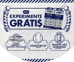 Experimente Grátis Gillette Platinum - Descubra P&G