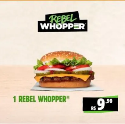Rebel Whopper [9,90] [Vegetariano]