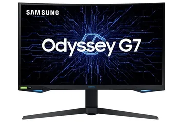 Monitor Gamer Curvo Samsung Odyssey 27" WQHD, 240Hz, 1ms, HDMI, DP, G-sync, Freesync, G7