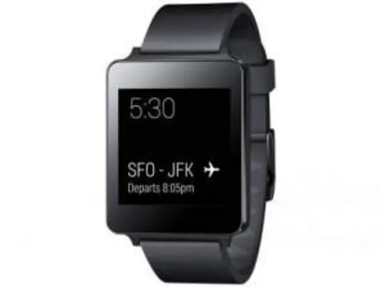 [Voltou-Magazine Luiza] SmartWatch LG G Watch - Memória 4GB Processador Quad Core  por R$ 584