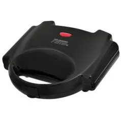 Grill Sanduicheira Fama - 750W de Potência, Antiaderente, Trava de Fechamento, Porta Fio, Grelha Hamburgueres, Carnes, Peixes e Vegetais! - R$ 29,90