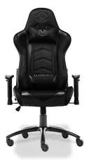 Cadeira Gamer Reclinável Elements Veda Nemesis Suede Preta