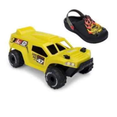Saindo por R$ 70: Sandália Infantil Grendene Kids + Hot Wheels Monster Truck | R$70 | Pelando