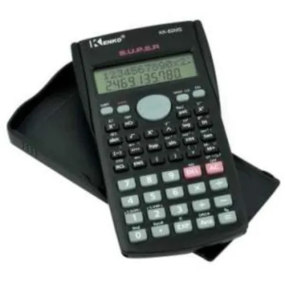 [Ricardo Eletro] Calculadora Científica Kenko com 2 linhas no Display KK-82MS por R$ 9