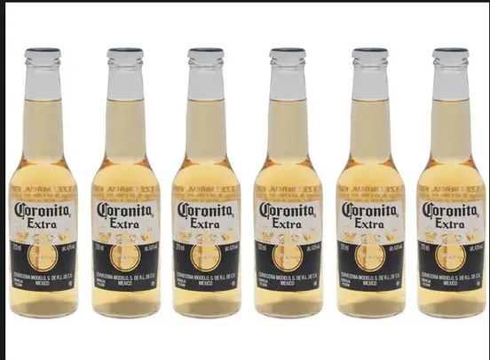 [APP-Cliente Ouro+MagaluPay] Cerveja Corona  6 Unidades - 210ml