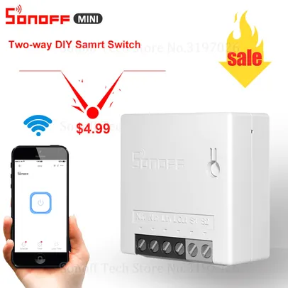 [Novo Usuario] Sonoff mini Interruptor Inteligente | R$0,06