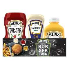 [REC] Heinz Pack Hamburger Ketchup 397G + Maionese 215G + Mostarda 255gG