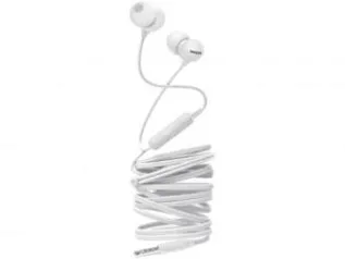 Fone de Ouvido Philips Upbeat SHE2405WT/00 - Intra-auricular com Microfone Branco