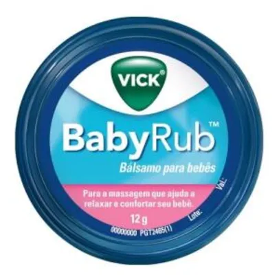 [Pague 1 Leve 2] Pomada Calmante para Bebês Vick BabyRub 12g