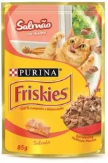 [PRIME] Nestlé Purina Friskies Ração Úmida Para Gatos Adultos Salmão Ao Molho 85G