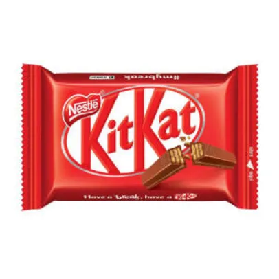 [AME 50%] Chocolate Kitkat 4 Fingers Ao Leite 41,5g R$2,99