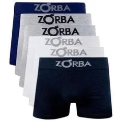 Kit 8 Cuecas Boxer Em Algodão Adulto ZORBA 781 | R$122