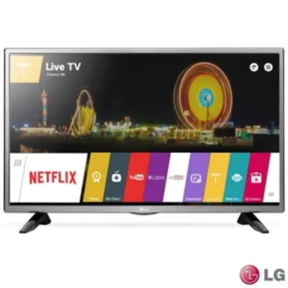 Smart TV LG LED HD 32 com WiDi, Painel IPS e Wi-Fi -  LG32LH570BPTA por R$1274