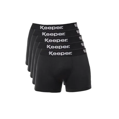 Kit 5 Cuecas Boxer Microfibra Masculina Keeper Básica Netshoes Premium