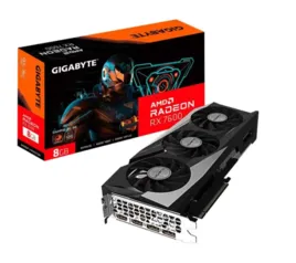 Placa de Vídeo RX 7600 GAMING OC 8G AMD Radeon Gigabyte, 8GB GDDR6, 128bits, RGB - GV-R76GAMING OC-8GD