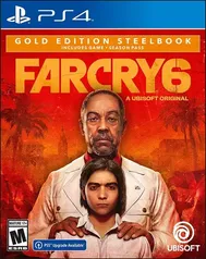 Jogo Far Cry 6 Gold Edition Steelbook Ps4 Midia Fisica