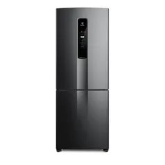 Geladeira Electrolux Frost Free 490L Inverse Black Inox Look (IB7B) 127v