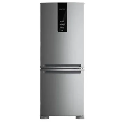 Geladeira Brastemp BRE57FK Frost Free Inverse com Painel Digital, Turbo Freezer e Ice Inox – 447L - 110V