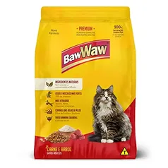 Ração Baw Waw para Gatos Sabor Carne Pequeno