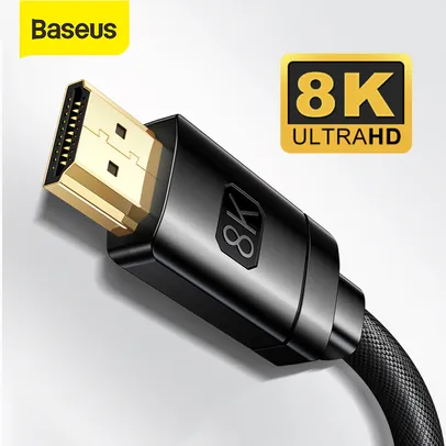 [NOVOS USUARIOS] Baseus 8k hdmi  8k/60hz 4k/120hz 48gbps 1 Metro