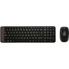 Teclado e Mouse Wireless MK220 sem Fio - Logitech por R$ 69