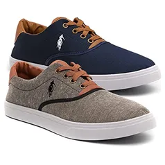 kit 2 pares Tenis Masculino da Polo Up Casual Sapatenis