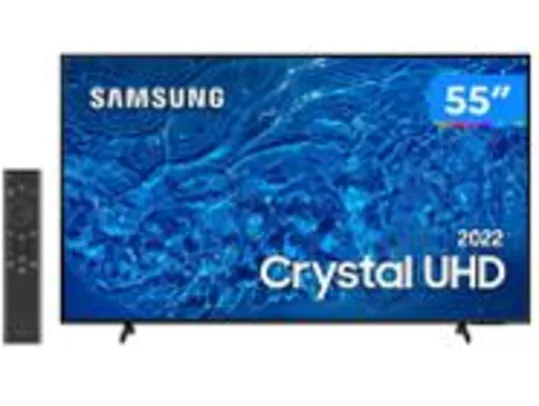 [MagaluPay] Smart TV 55” 4K Crystal UHD Samsung UN55BU8000