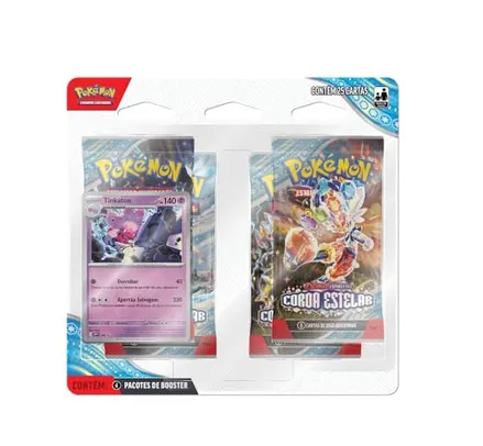 Pokémon TCG, Blister Quadruplo Tinkaton Escarlate E Violeta 7 Coroa Estelar