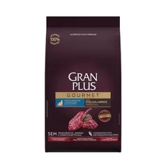 Ração Gran Plus Gourmet Gatos Adultos Castrados Ovelha e Arroz 10,1kg