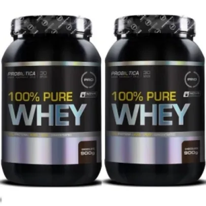 Leve 2 100% Pure Whey Chocolate 900 g – Probiotica - R$ 159,90