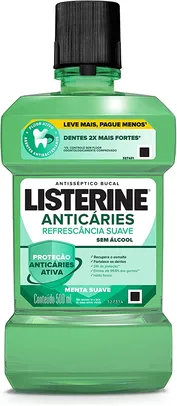 [BUG] Enxaguante Antisséptico Bucal Listerine Anticáries Zero Álcool com 500ml