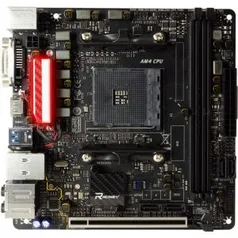 Placa Mãe Biostar Racing X470GTN, Chipset X470, AMD AM4, mITX, DDR4