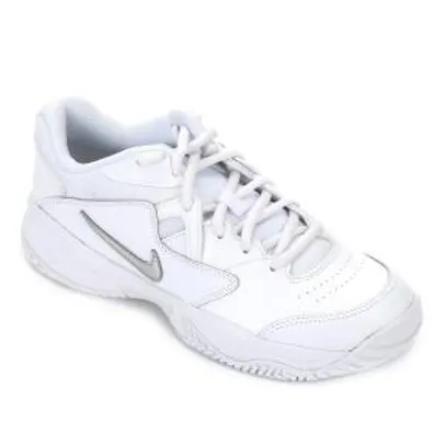 Tênis Nike Court Lite 2 Feminino - Branco e prata