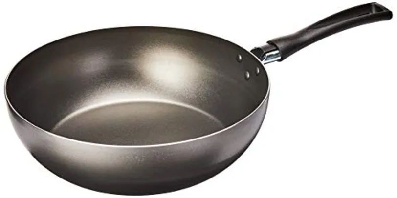 Panela Wok Garlic, 24cm, 2,3 Litros, 24 x 7 cm, Grafite, Brinox