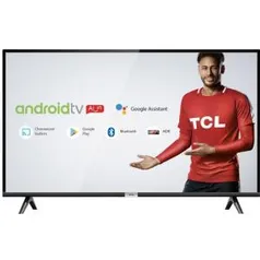 Smart TV TCL 43 Pol, S6500S Android TV | R$ 1.329