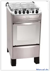 Fogão Atlas 4 Bocas Fastcook Inox - Bivolt | R$ 599