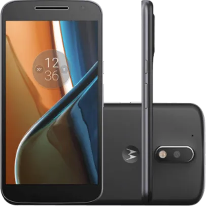 [Shoptime] Smartphone Moto G 4 Dual Chip Android 6.0 Tela 5.5'' 16GB Câmera 13MP - Preto 