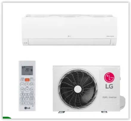 Ar Condicionado Split Hi Wall LG Dual Inverter Compact 12.000 Btus Frio 220v R-32