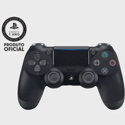 (Internacional) Controle Ps4 Original Playstation Dualshock 4 Preto Wireles