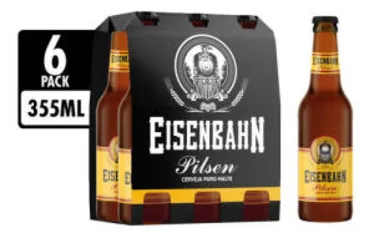 Cerveja Eisenbahn Pilsen 355ml 6 Unidades | R$20