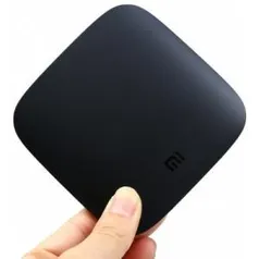 TV Box Original Xiaomi Mi International Version - UK PLUG BLACK - R$195