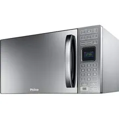 [AMERICANAS] Micro-ondas Philco PME25 25 Litros c/ Tecla Preparo Rápido Prata Espelhado - R$317