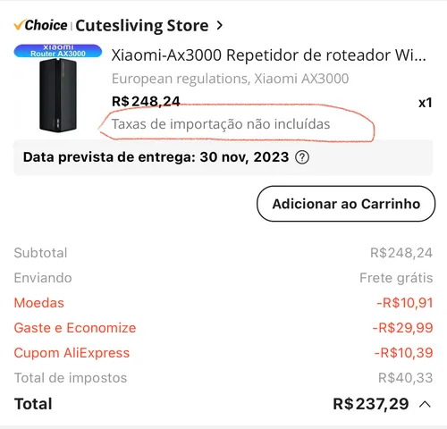 Imagen na descrição da promoção