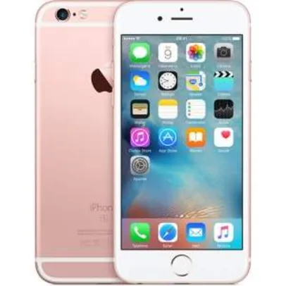 [Submarino] iPhone 6s 16GB Ouro Rosa Desbloqueado iOS 9 4G 12MP - Apple R$3419,15 No Boleto
